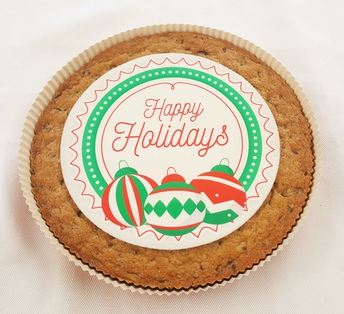 Holiday Logo Cookie Cake