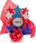 Patriotic Cookie Bouquet